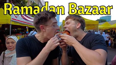 I took my British Parents to a Ramadan Bazaar   Kuala Lumpur Malaysia