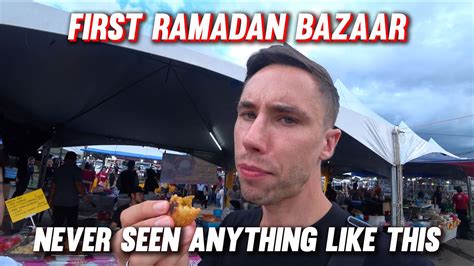 Our First Ramadan Bazaar in Sibu Sarawak   East Malaysia Vlog 2023